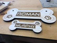 Load image into Gallery viewer, Personalised Dog Bone Sign