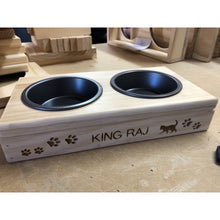 Load image into Gallery viewer, Small Pet Feeder - 2 Bowl
