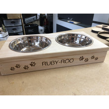 Load image into Gallery viewer, Medium Pet Feeder - 2 Bowl