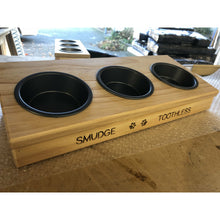 Load image into Gallery viewer, Small Angled Pet Feeder - 3 Bowl