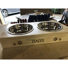 Load image into Gallery viewer, Medium Pet Feeder - 2 Bowl