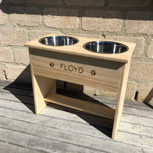 Load image into Gallery viewer, XL Raised Pet Feeder - 2 Bowl