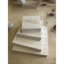 Load image into Gallery viewer, Wooden Square (8cm)
