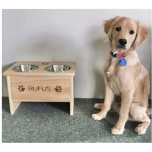 Load image into Gallery viewer, Medium Raised Pet Feeder - 2 Bowl
