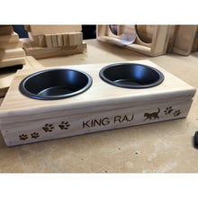 Load image into Gallery viewer, Pet Feeder - 2 Bowls (Small)
